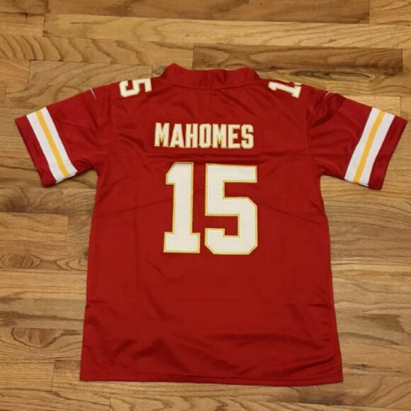 Patrick Mahomes #15  Chiefs Red KIDS Jersey - Picture 2 of 2